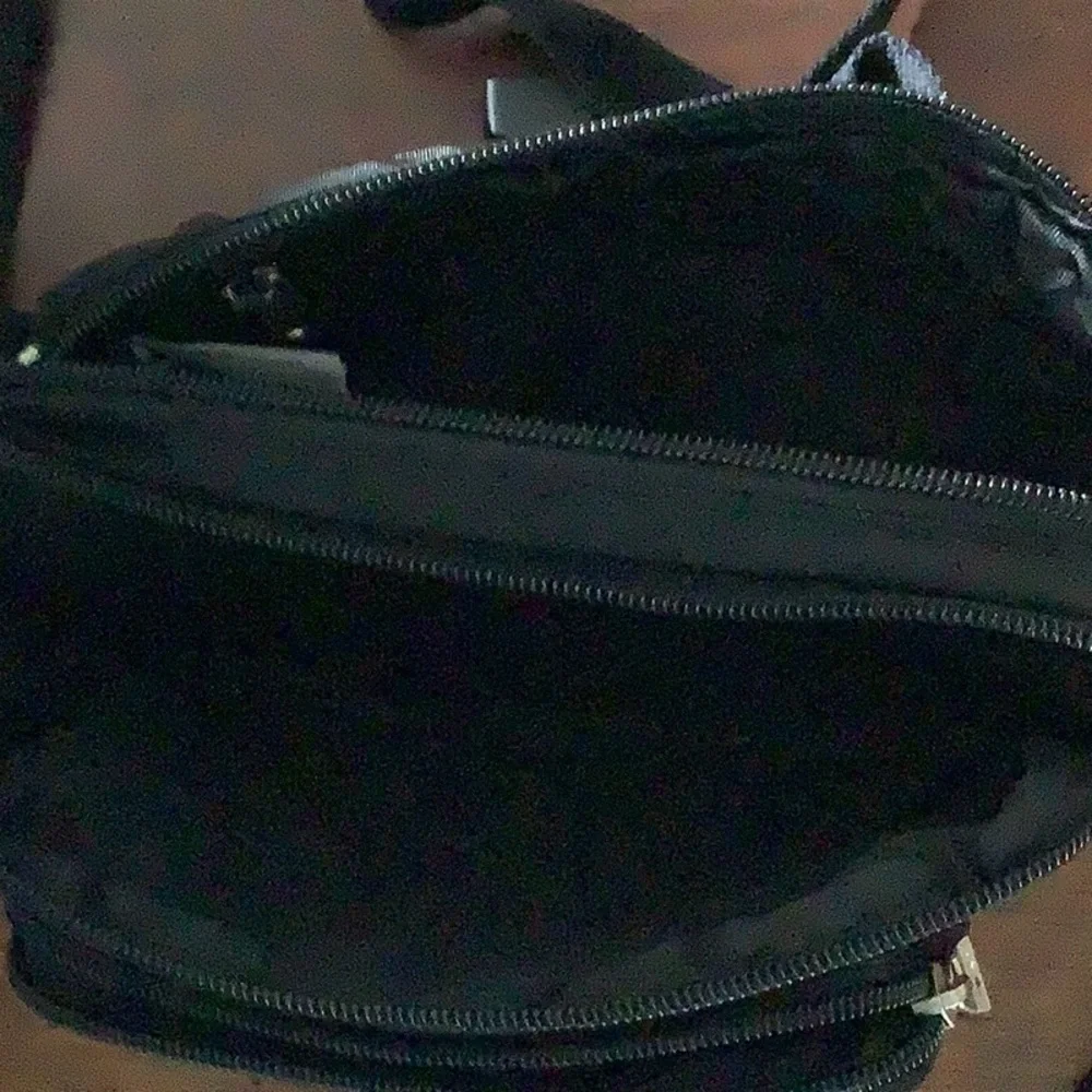 Disney Black Mickey Mouse Pouch Bag with Red Accent